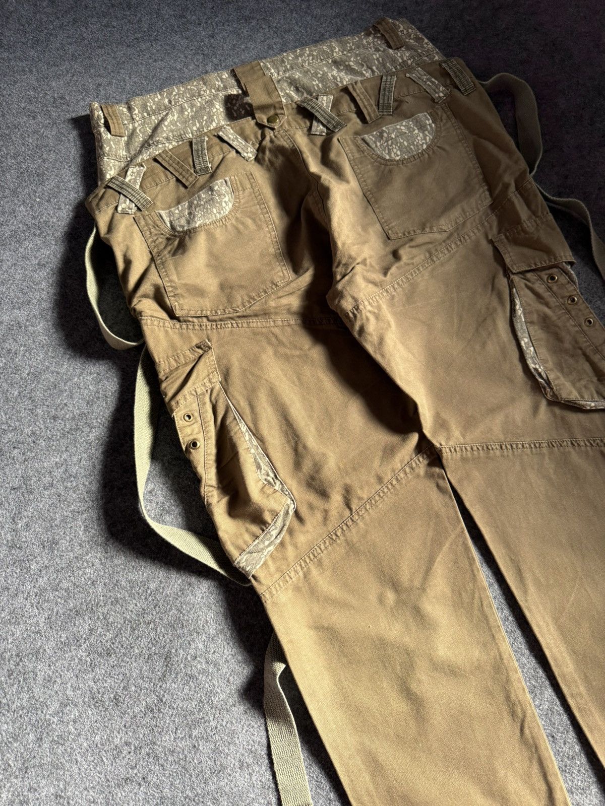 PPFM × semanticdesign Tech Too Japan Double Waist Parachute Alien Cargo Pants Size US 36 / EU 52 - 11 Thumbnail