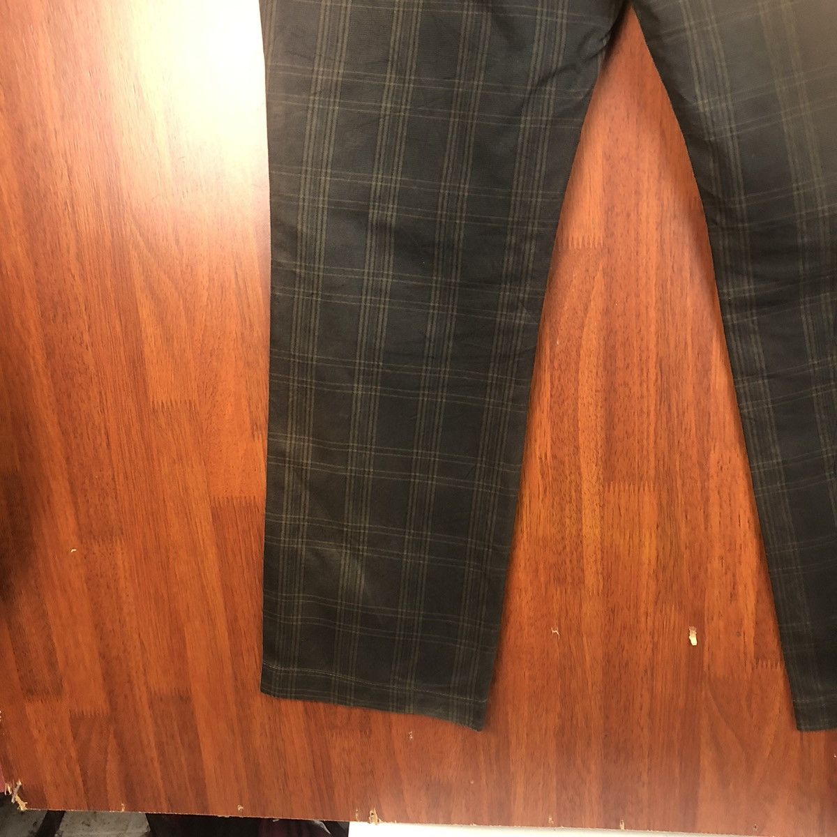 Japanese Brand Checkerd Dark Brown Casual Pants #7510 Size US 34 / EU 50 - 19 Thumbnail
