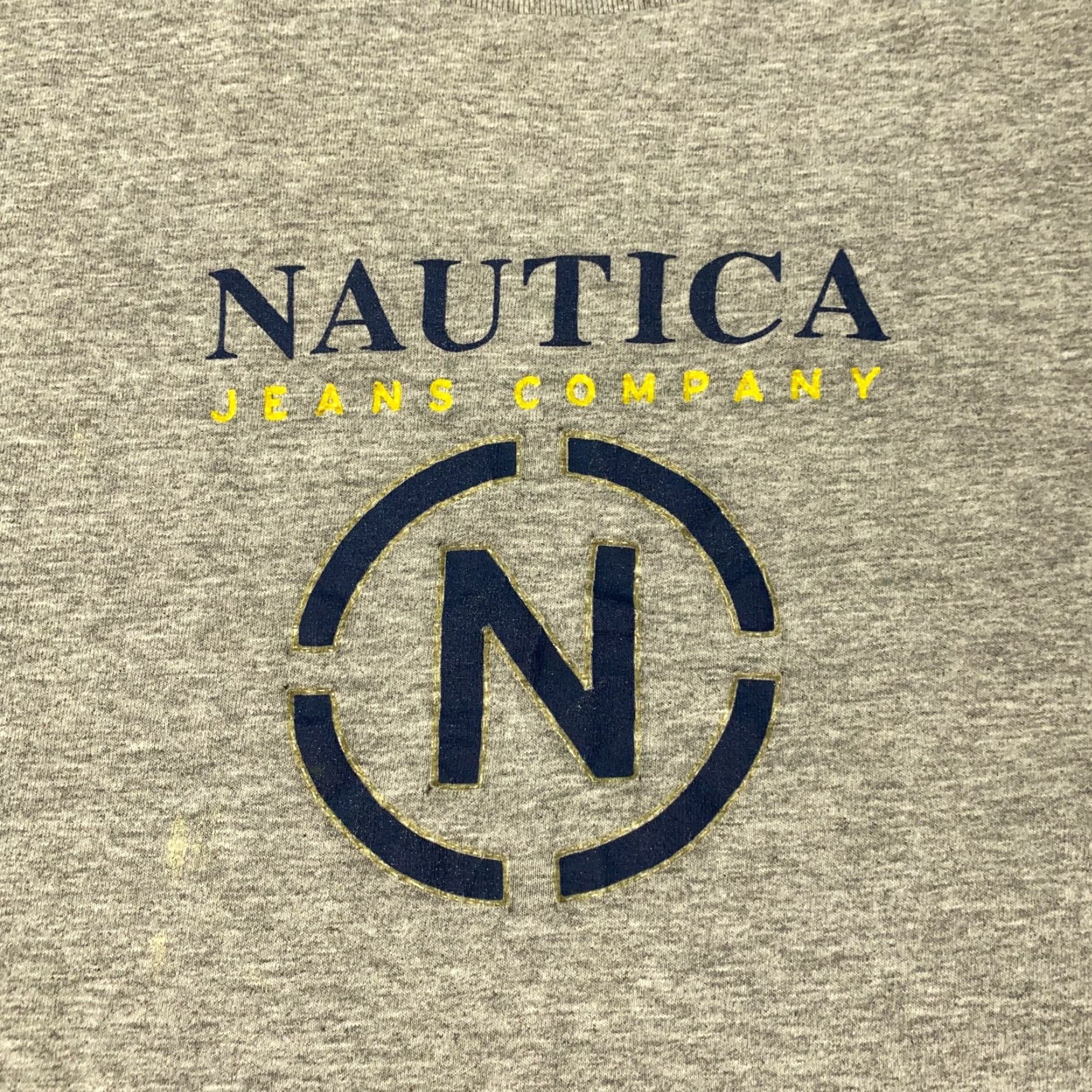 Nautica Vtg Nautica Jeans Company Shirt Mens Large Gray Streetwear Hip Hop 90s Y2K Size US L / EU 52-54 / 3 - 2 Thumbnail