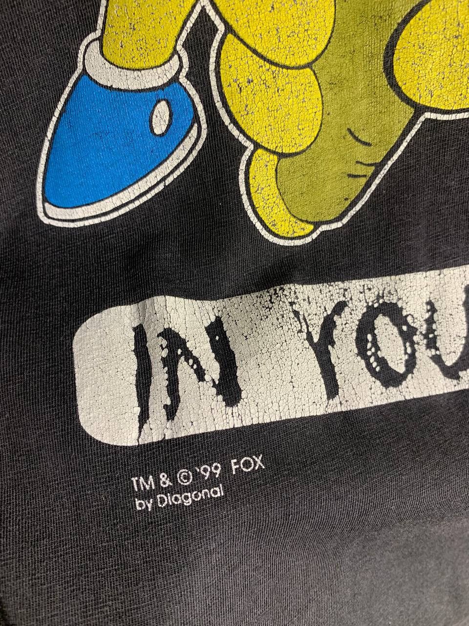 Cartoon Network × Vintage VERY RARE THE SIMPSONS BART VINTAGE T-SHIRT 1999s Y2K MOVIE Size US XL / EU 56 / 4 - 5 Thumbnail