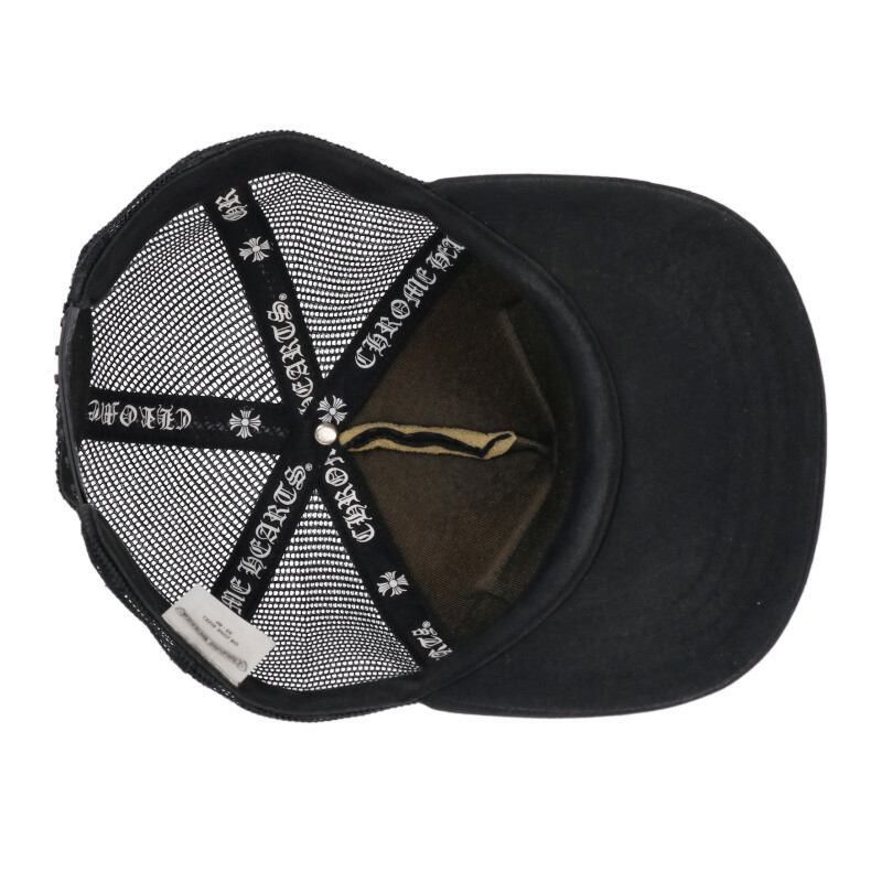 Chrome Hearts Chrome Hearts Trucker Cap with CH Patch Cross Size ONE SIZE - 3 Thumbnail