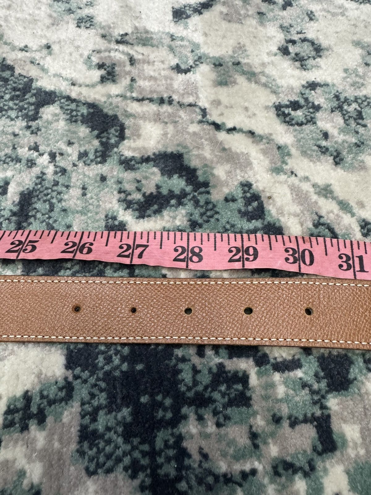 Hermes HERMES CHAINE D'ANCRE LEATHER BELT Size 28 - 6 Thumbnail