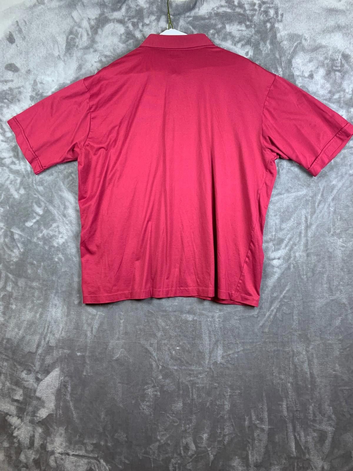 Pierre Cardin Pierre Cardin Mens Golf Casual Polo Shirt Red SS Sz XL (246) Size US XL / EU 56 / 4 - 2 Thumbnail