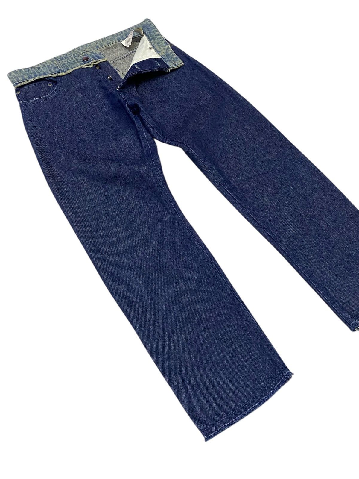 Maison Margiela Maison Martin Marglela Hem faux fur Jeans Pants Size 29" - 21 Thumbnail