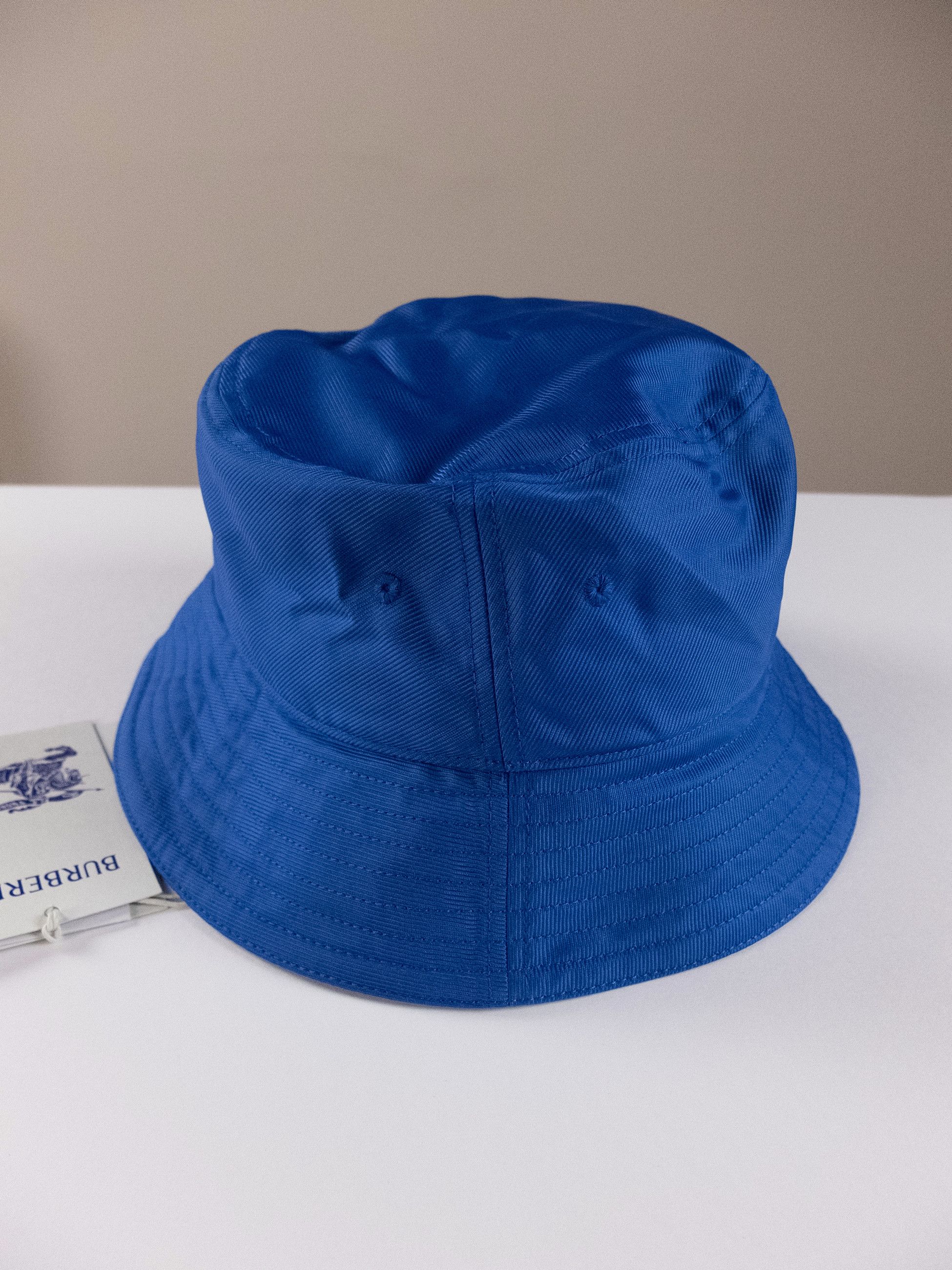 Burberry BURBERRY blue knight logo nylon bucket hat Large authentic Size ONE SIZE - 5 Thumbnail