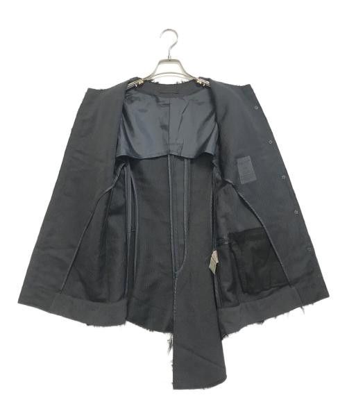 Yohji Yamamoto yohji yamamoto+noir Deformed collarless jacket Size US S / EU 44-46 / 1 - 5 Thumbnail