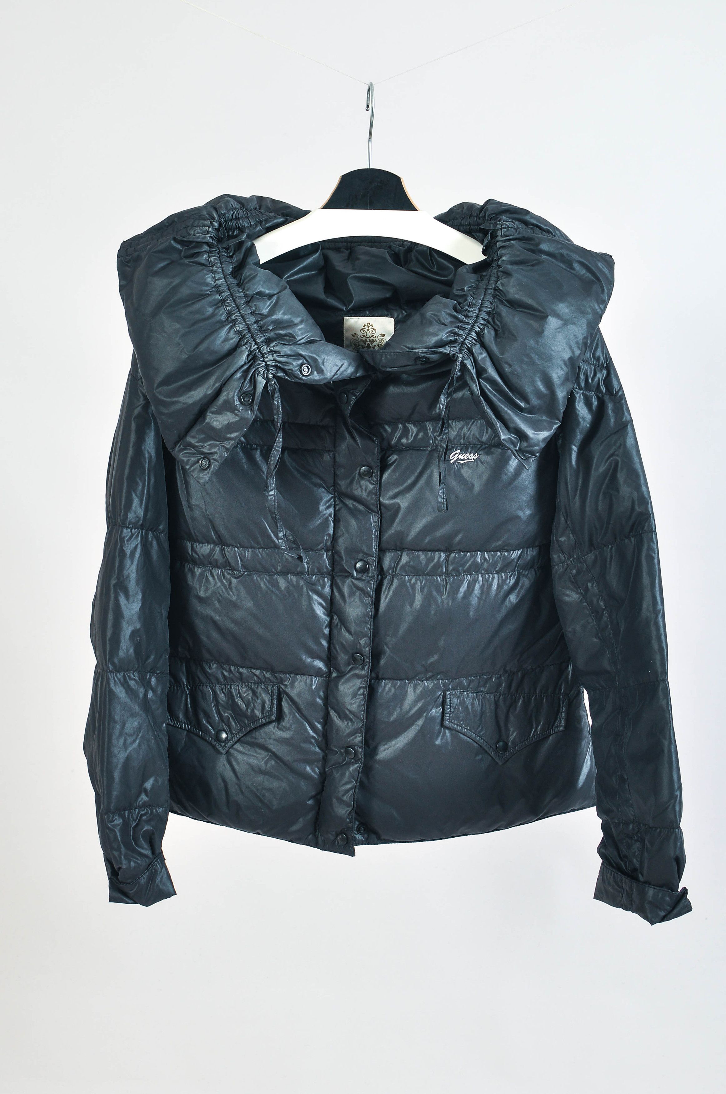 Guess Vintage 00s Guess Down Puffer Jacket Size M / US 6-8 / IT 42-44 - 4 Thumbnail