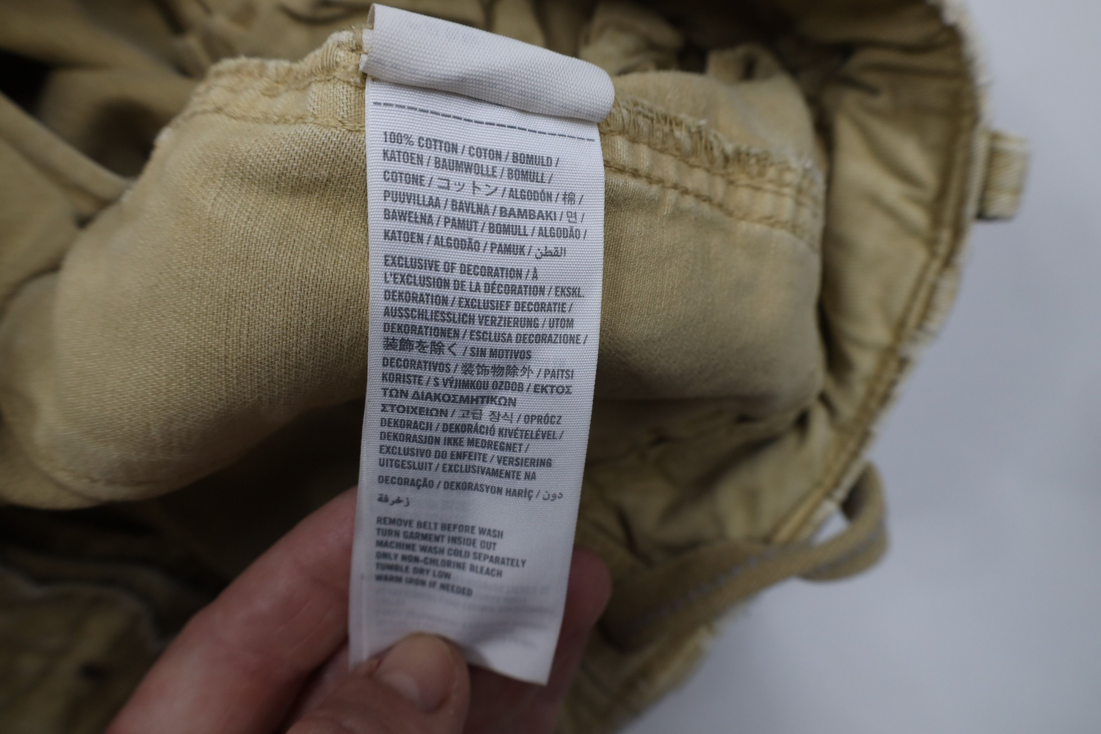 Abercrombie & Fitch × Vintage Vintage Abercrombie & Fitch Button Fly Heavy Cargo Shorts Size US 33 - 10 Thumbnail