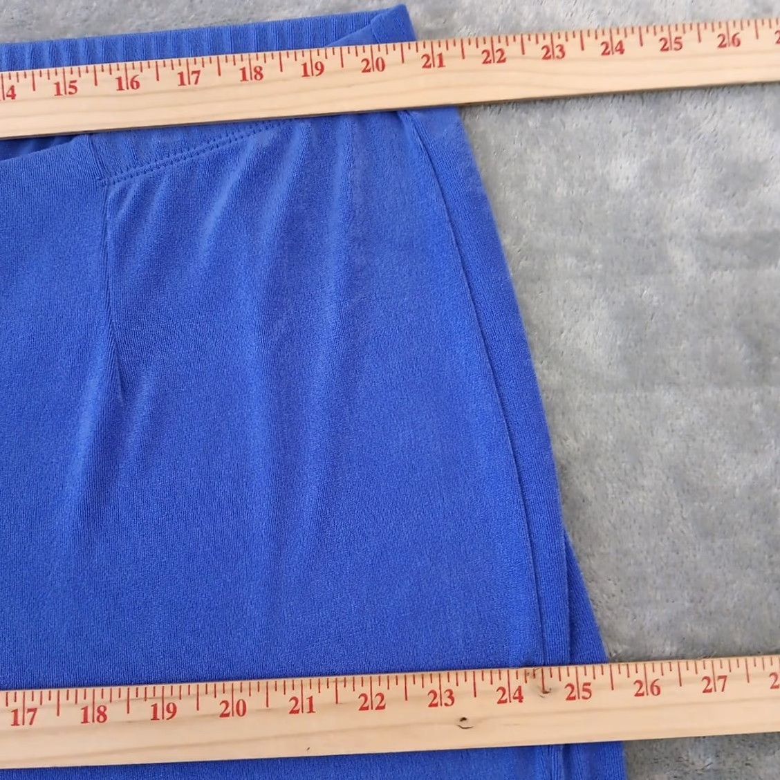Vintage Chico's Pants Womens 2XL Tall Ankle Purple Pull On Straight 42 in Inseam 32.5 in High Rise NWT Size 40" / US 18 - 2 Thumbnail
