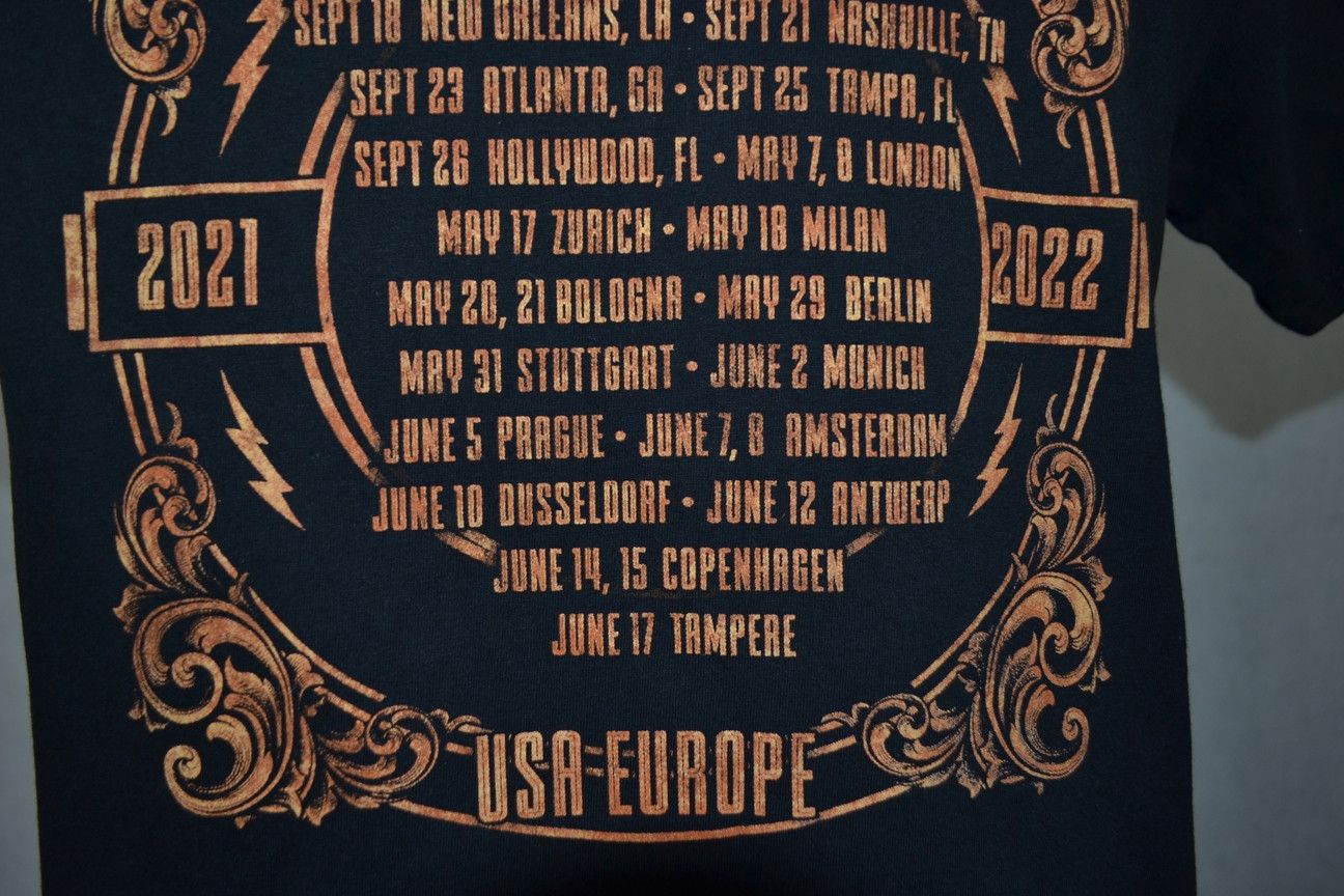 Band Tees × Vintage Eric Clapton 2021-2022 USA EUROPE Tour Perfect tee M Size US M / EU 48-50 / 2 - 5 Thumbnail