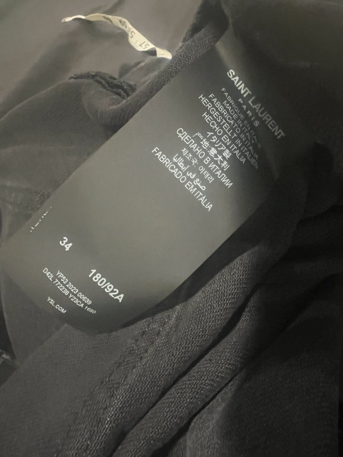 Saint Laurent Paris Saint Laurent men’s oversized jeans. 36/XL. $1050 Size US 36 / EU 52 - 11 Thumbnail