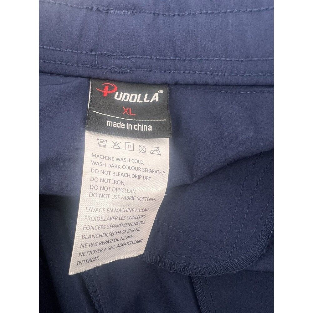 Other Pudolla Mens Athletic Training Hiking Jogging Pants XL Navy Size US 39 - 7 Thumbnail