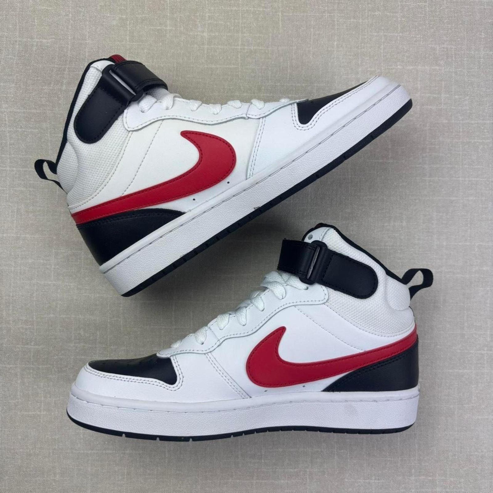 Nike 🌹 Nike Court Borough Mid 2 “White University Red” 7.5W Size US 7.5 / IT 37.5 - 4 Thumbnail