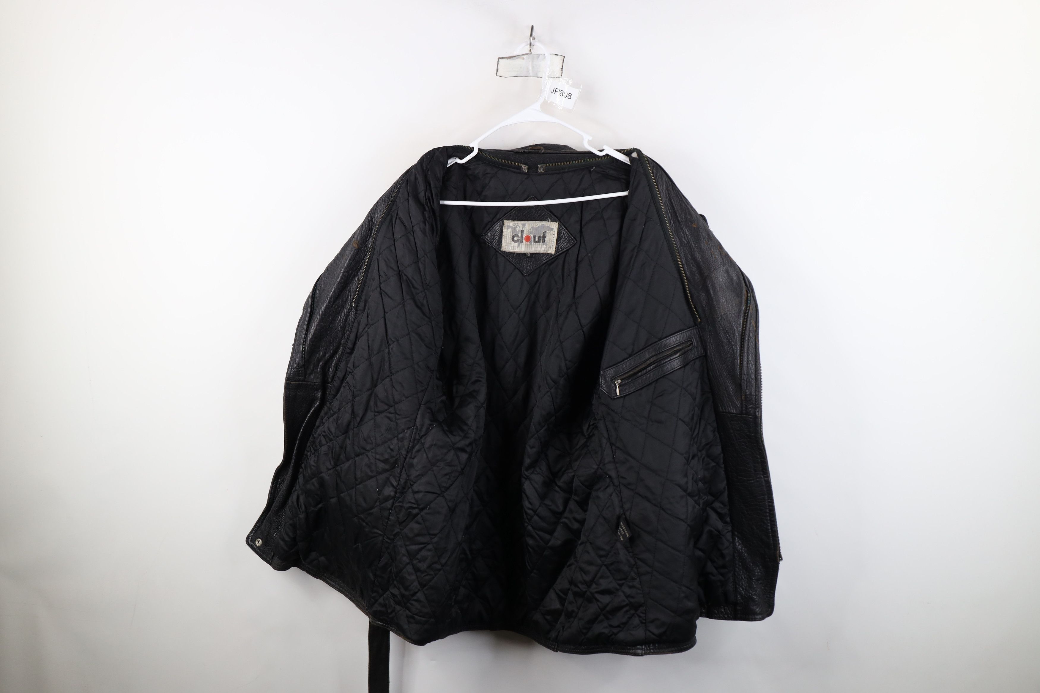 Vintage Vintage 80s 90s Streetwear Belted Leather Trench Coat Jacket Size US XL / EU 56 / 4 - 11 Thumbnail