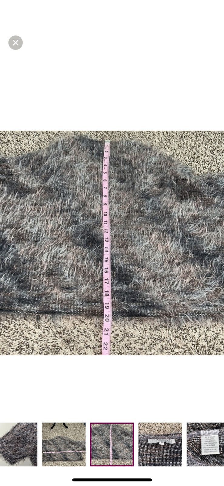 Bryn Walker Bryn walker small fuzzy short sleeved cardigan Size S / US 4 / IT 40 - 6 Thumbnail