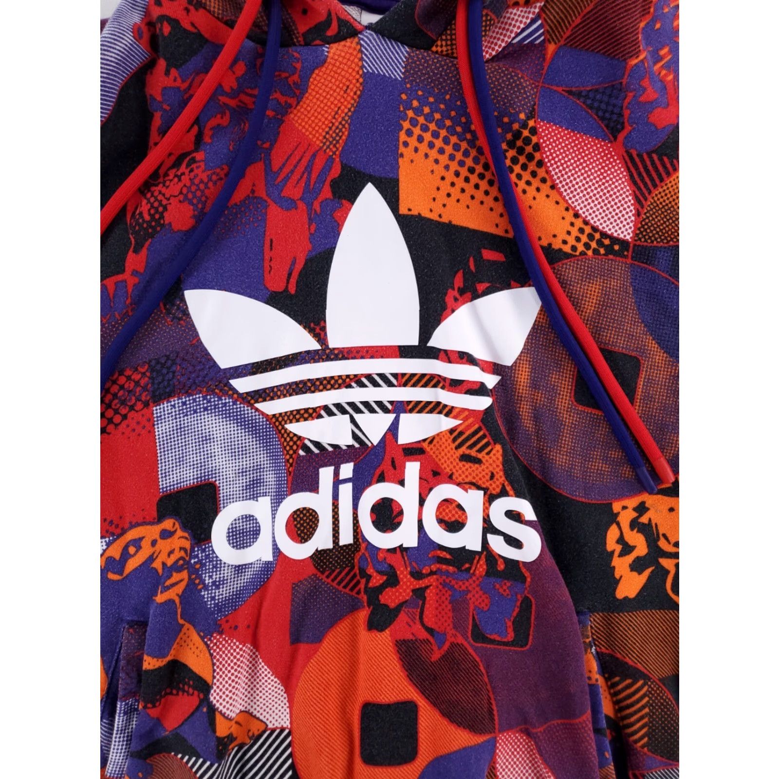 Adidas Adidas Hoodie Lunar New Year OX AOP Orange Purple Red Long Sleeve Mens M Multicolor Pullover Size US M / EU 48-50 / 2 - 2 Thumbnail