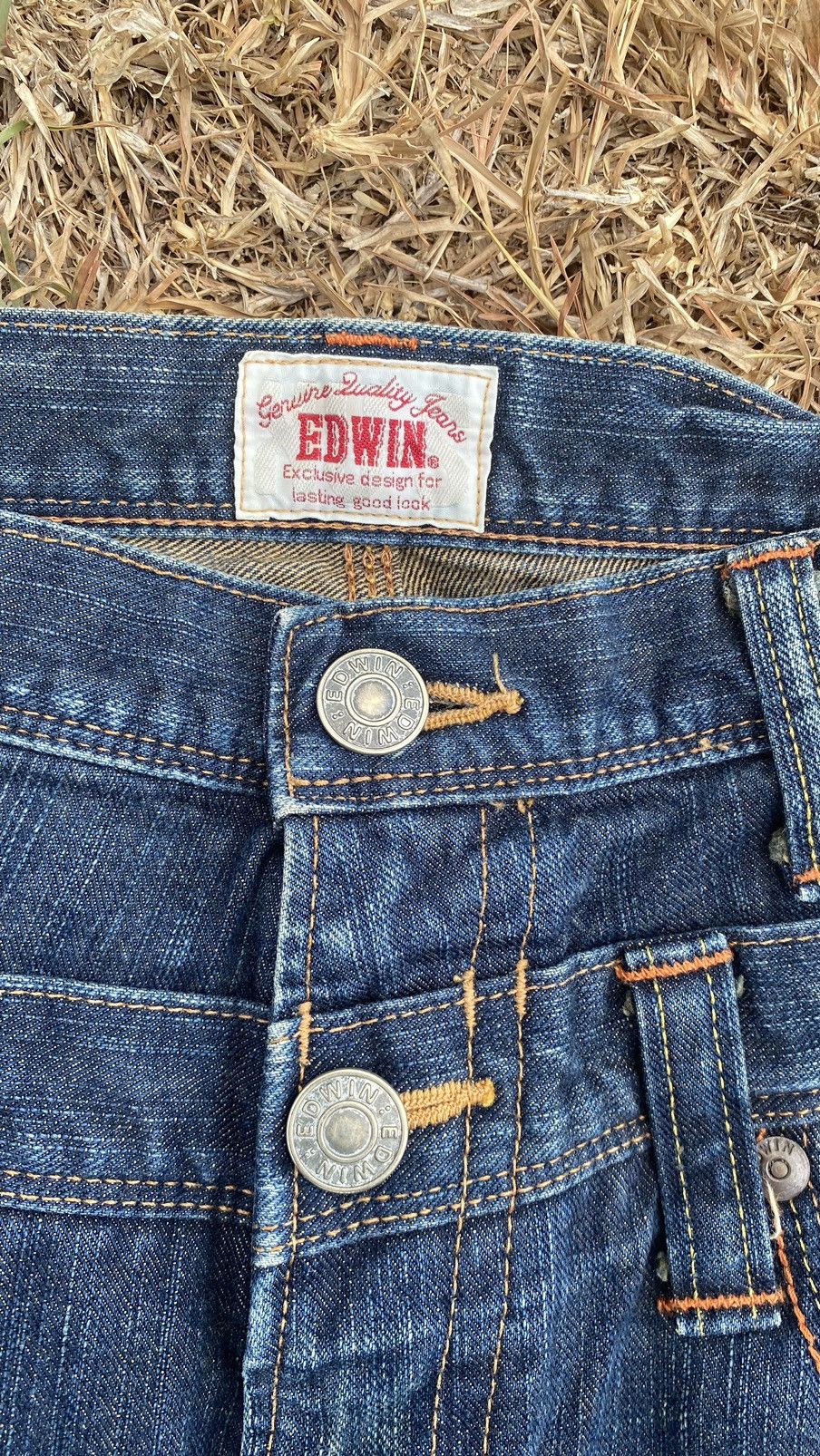 Edwin double waist Edwin exclusive vintage nice RARE sizen Size US 34 / EU 50 - 5 Thumbnail