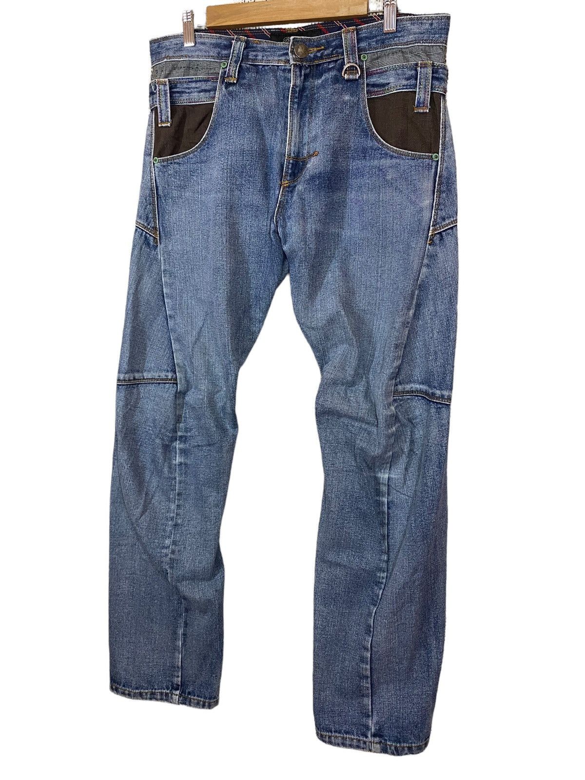 Japanese Brand × Seditionaries Breathmint double waist flared denim very rare Size US 34 / EU 50 - 4 Thumbnail