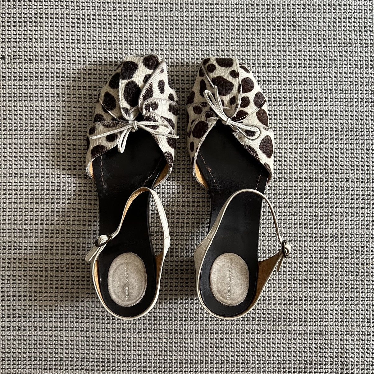 Issey Miyake Tsumori chisato leather heels sandals Size US 10 / IT 40 - 8 Thumbnail