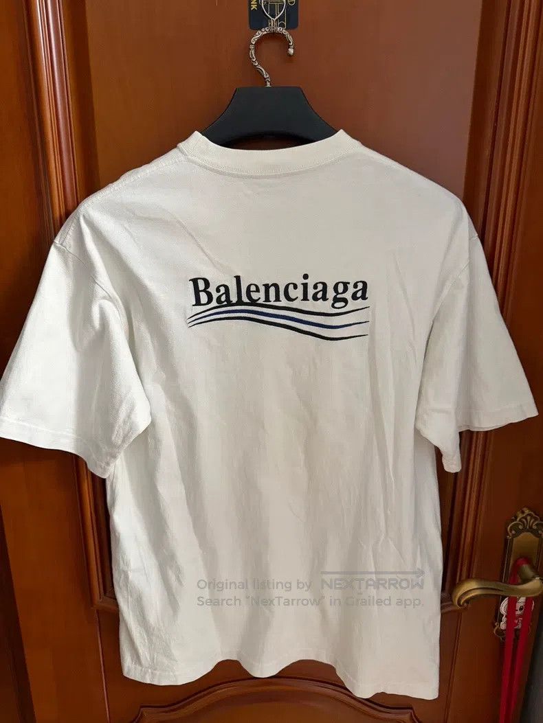 Balenciaga Balenciaga Cola Embroidery Logo Short Sleeve Size US XXS / EU 40 - 2 Thumbnail