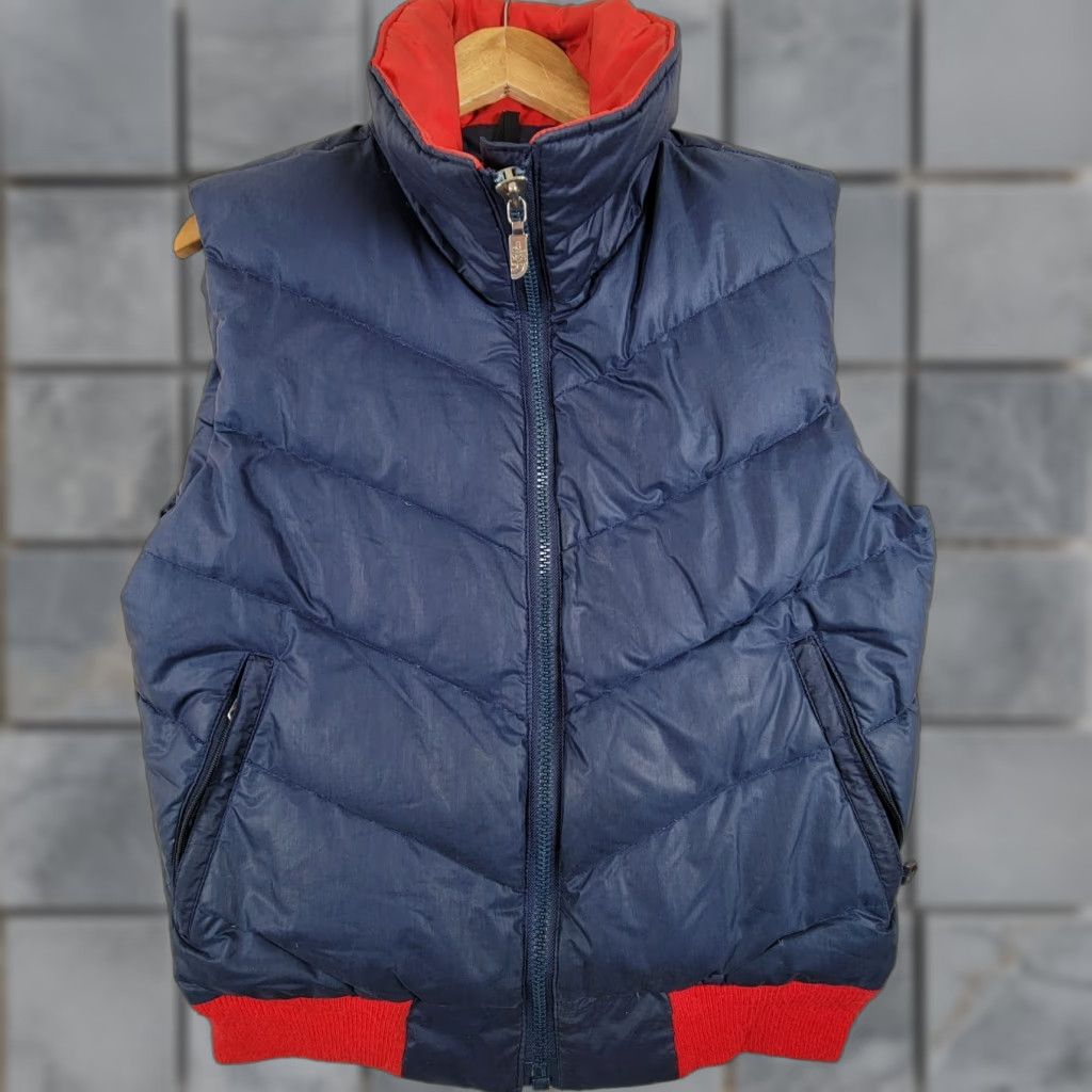 The North Face VINTAGE The North Face Vest Mens M Blue Red Puffer Vest Size US M / EU 48-50 / 2 - 1 Thumbnail