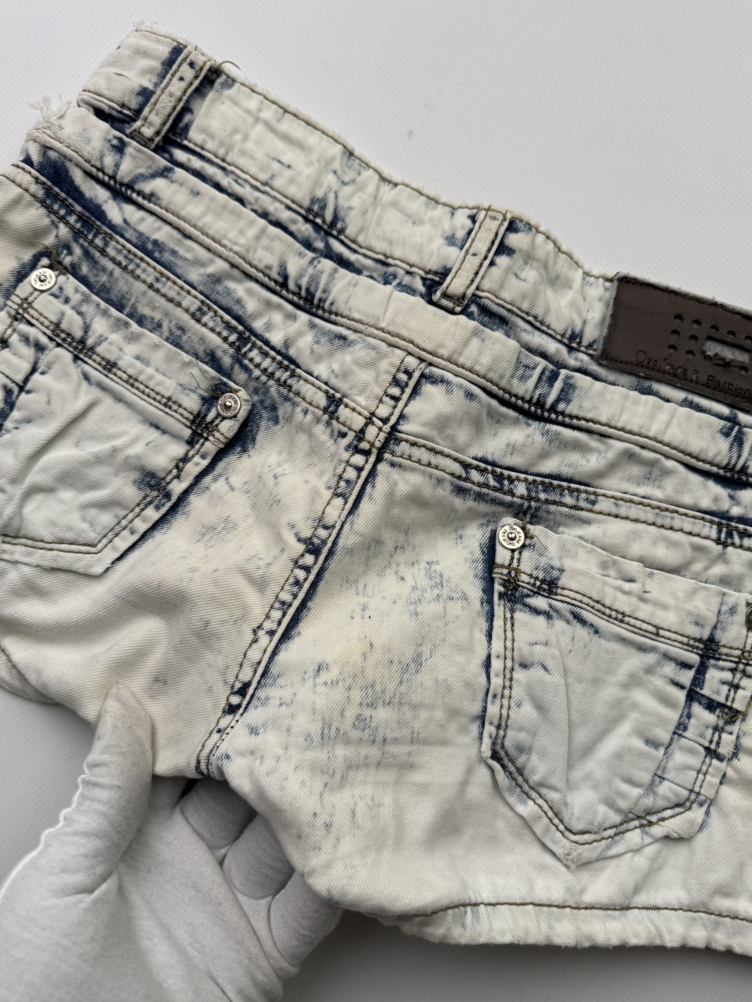 Vintage Vintage Distressed Mini Shorts B522(V339)E2 Size 27" / US 4 / IT 40 - 13 Thumbnail