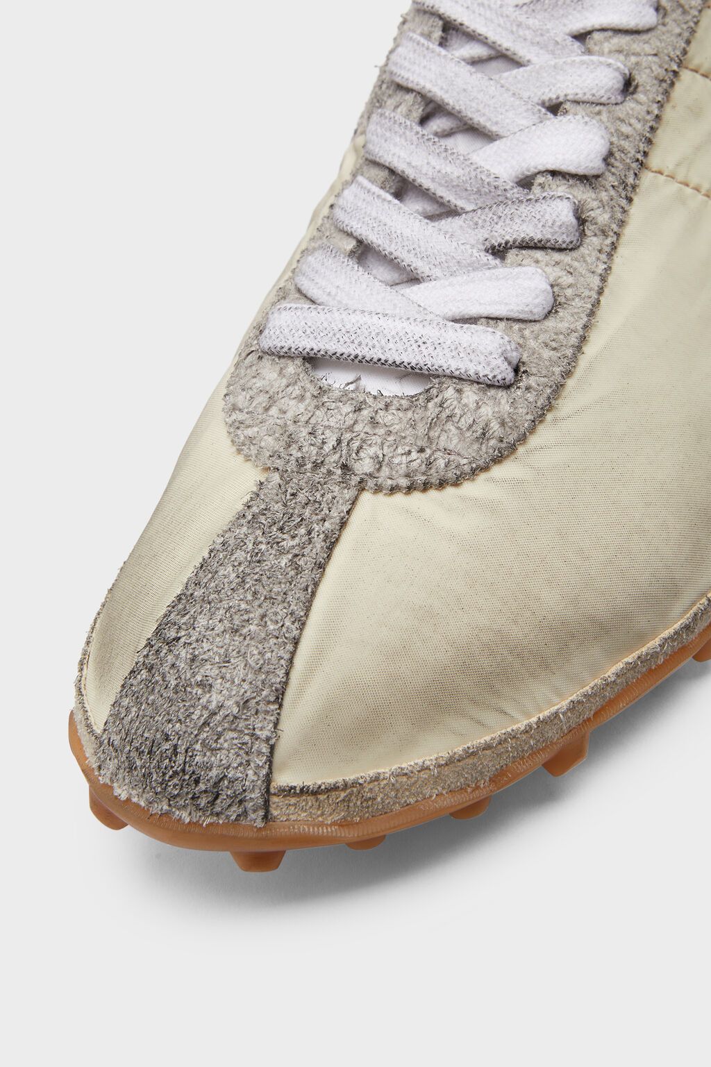 Maison Margiela os11x0326 Sprinters Nylon & Leather Low-Top Sneakers Size US 12 / EU 45 - 5 Thumbnail