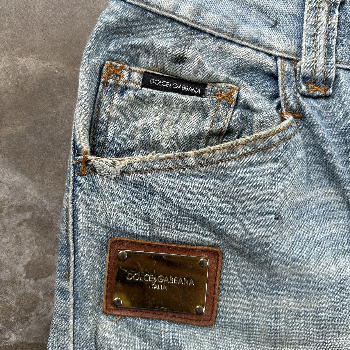 Dolce & Gabbana Vintage Dolce & Gabbana Rare Faded Sex Embroidery Jean Pant Size US 34 / EU 50 - 6 Thumbnail