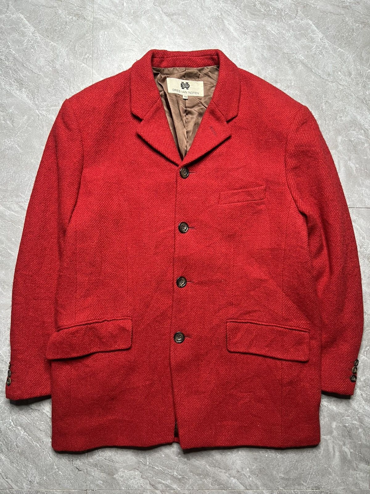 Dries Van Noten Archival Dries Van noten Mohair Coat Size 48R - 1 Thumbnail