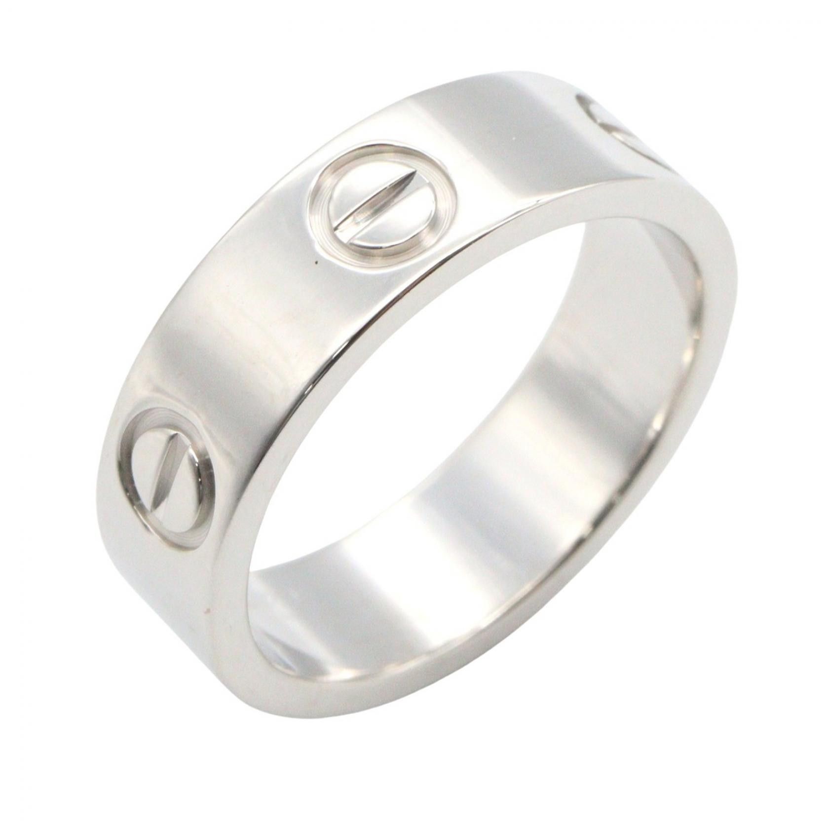 Cartier Cartier Cartier Love Au750 White Gold Ring Size 52 Precious Metal Ring DUTY FREE for USA Size ONE SIZE - 1 Thumbnail