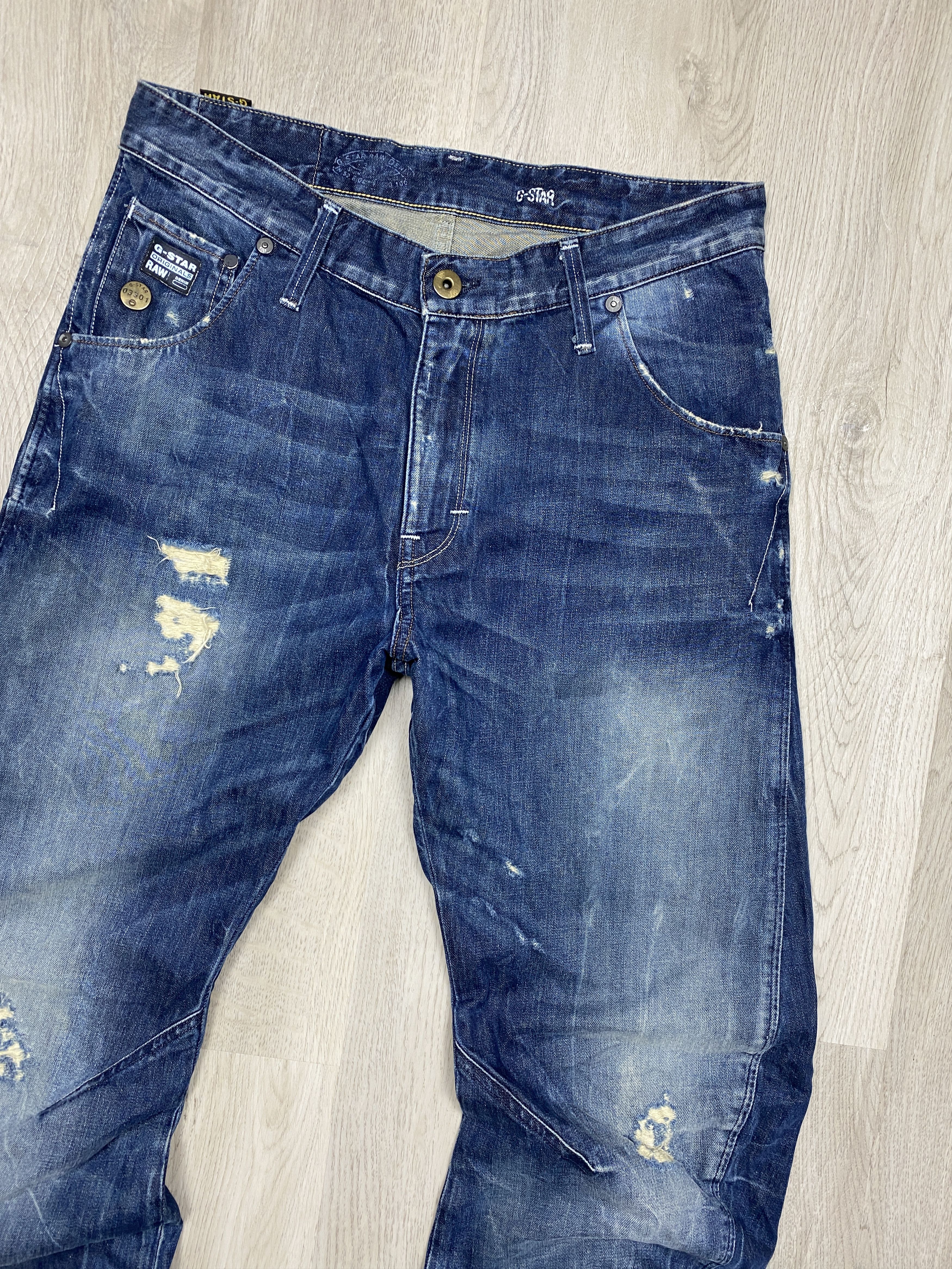 G-Star G Star Raw Vintage Mens Denim Pants Arc Loose Tapered Jeans Size US 31 - 2 Thumbnail