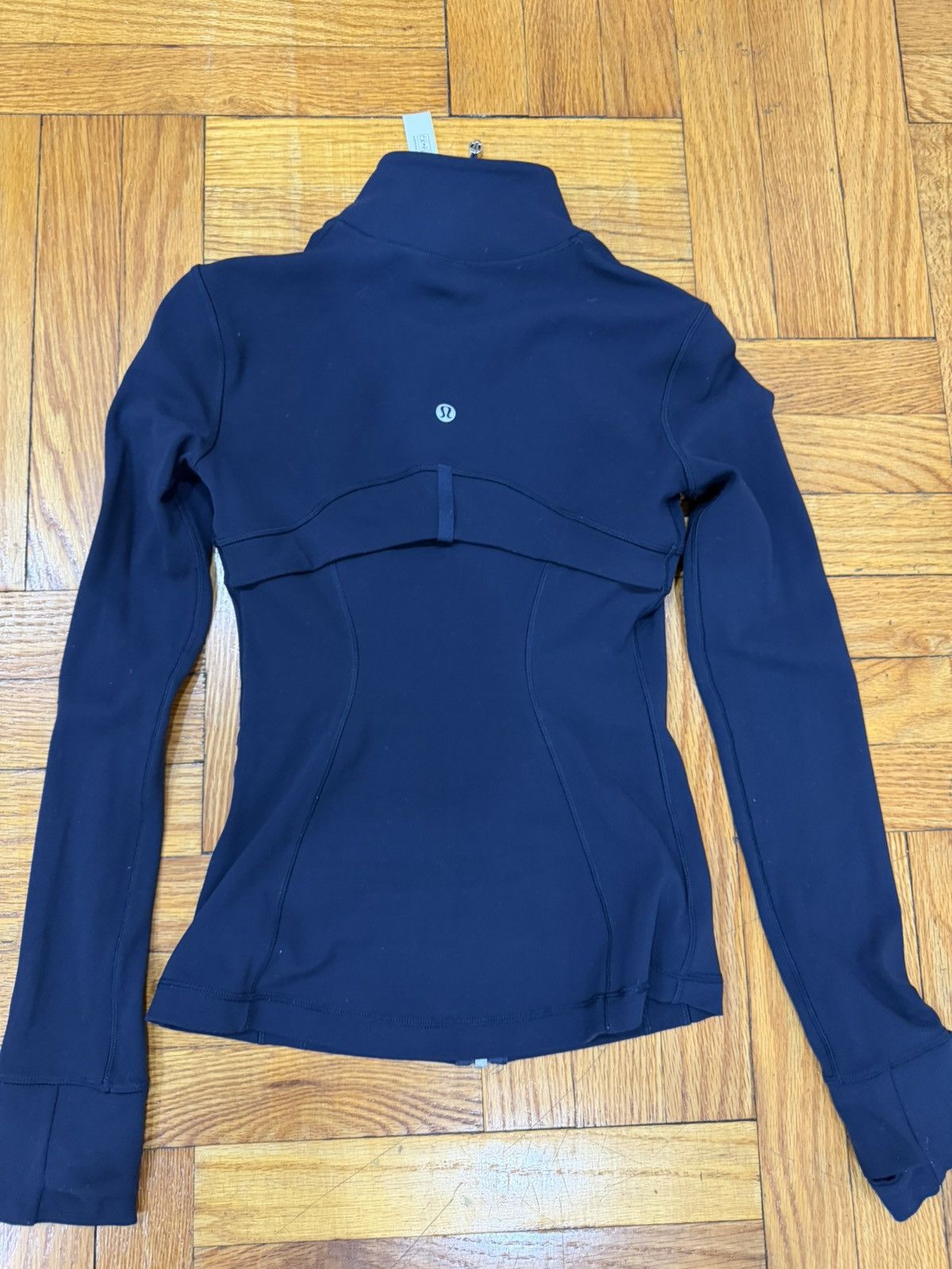 Lululemon Lululemon Define Jacket (Full Length) navy blue silver zip Size XS / US 0-2 / IT 36-38 - 2 Thumbnail