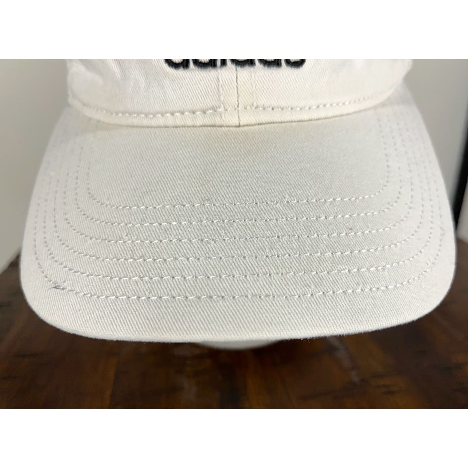 Adidas Adidas Hat Cap Strap Back Womens One Size White Twill 100% Cotton Trefoil Golf Hat, Adjustable, Casual Sports Women’s Cap Size ONE SIZE - 3 Thumbnail