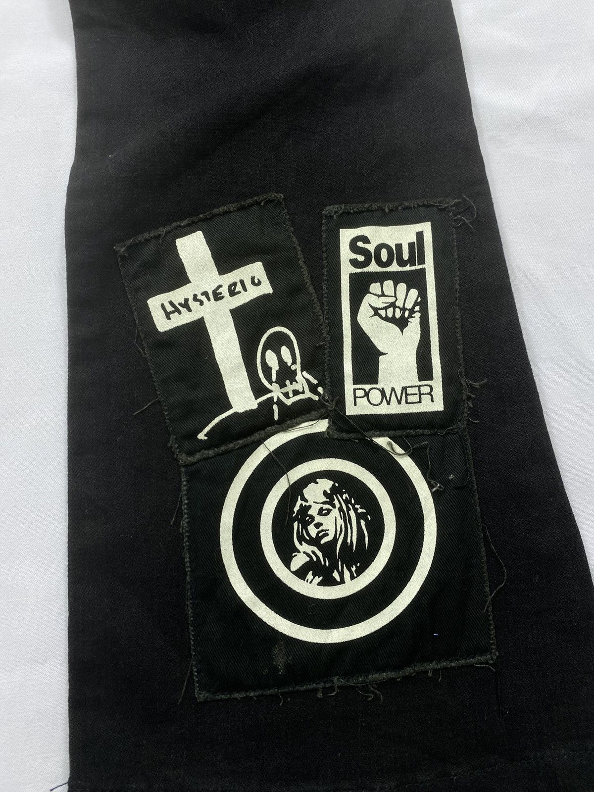 Hysteric Glamour Sick Kids Distressed Hysteric Glamour Punk Flare Pants Size US 26 / EU 42 - 13 Thumbnail