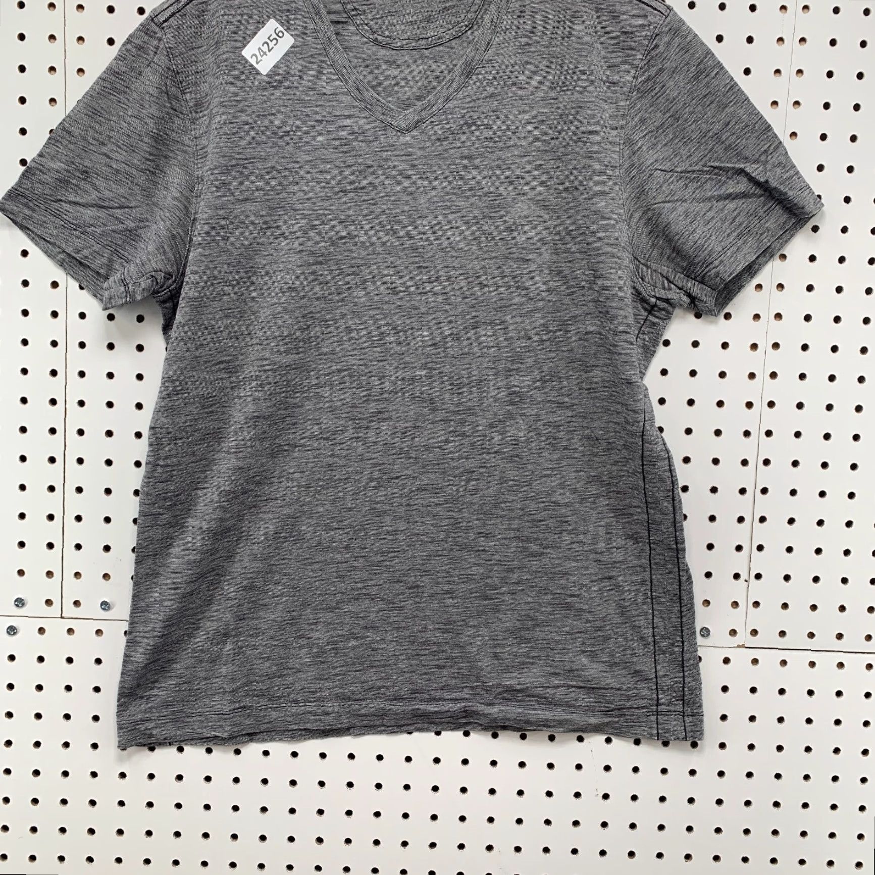 Banana Republic VINTAGE Banana Republic V-Neck Shirt Gray Micro Striped Regular Fit Mens Medium Size US M / EU 48-50 / 2 - 6 Thumbnail