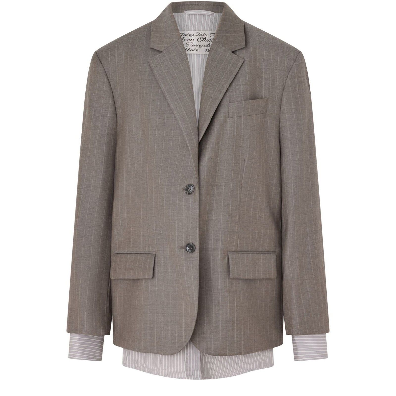 Acne Studios ACNE STUDIOS Warm Gray Suit Jacket New & Authentic (Women's Size XS / US 0-2 / IT 36-38 - 1 Preview