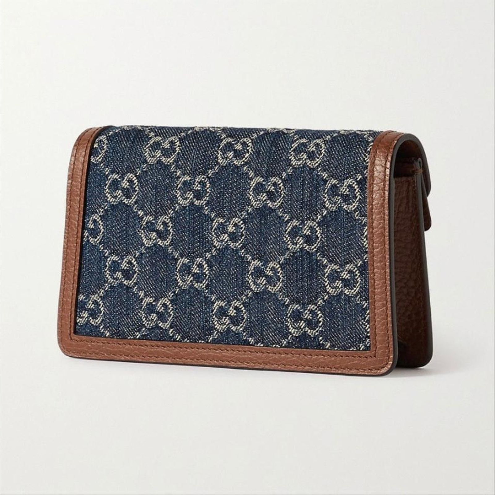 Gucci Gucci Dionysus Super Mini Logo GG Chain Denim Bag Size ONE SIZE - 3 Thumbnail