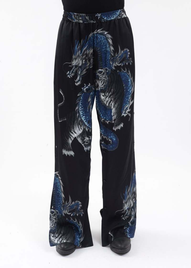 Y/Project Y/Project Black Button Dragon Track Pants Size US 32 / EU 48 - 7 Thumbnail