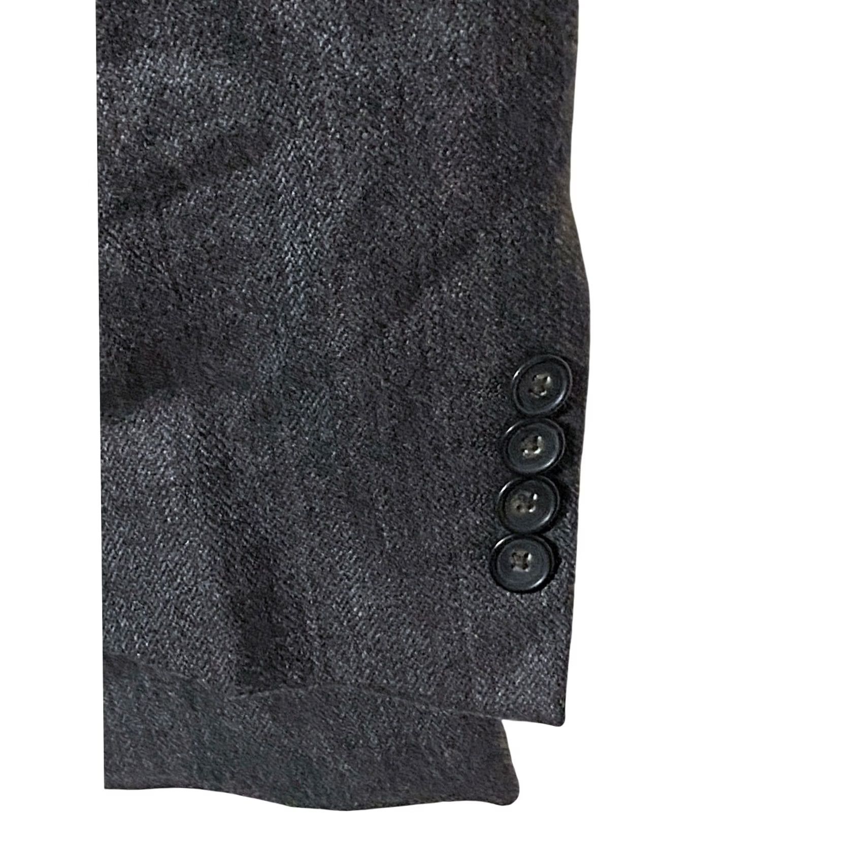 Kenneth Cole Kenneth Cole Awearness Slim Fit Jacket Blazer Mens 46 Wool Notch Lapel Long Single-Breasted 4-Button 2-Button 100% Wool Dry Clean Only VINTAGE? Size 46R - 4 Thumbnail