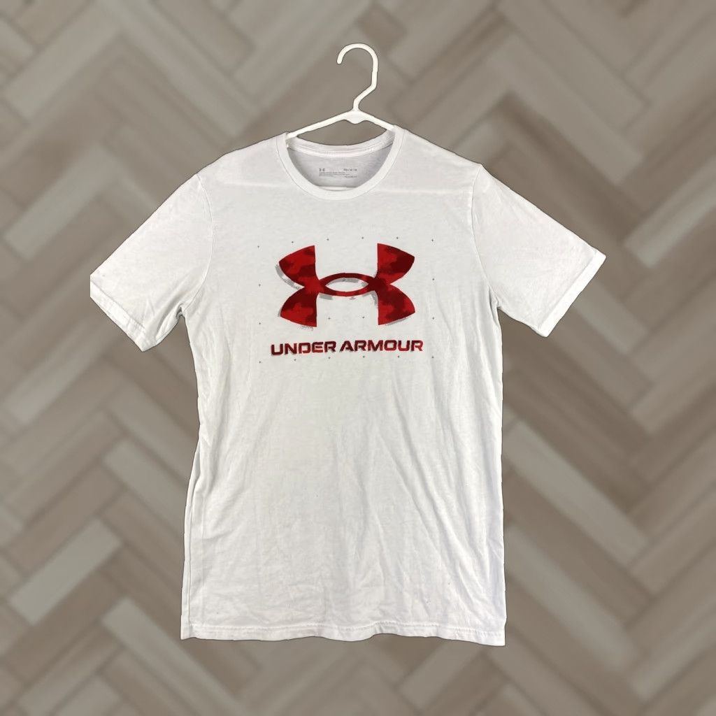 Under Armour Under Armour Men UA Graphic Tee Short Sleeve T-Shirt M White 36-20 / - Regular Cotton Crew Neck / 36-20 Size US M / EU 48-50 / 2 - 1 Thumbnail