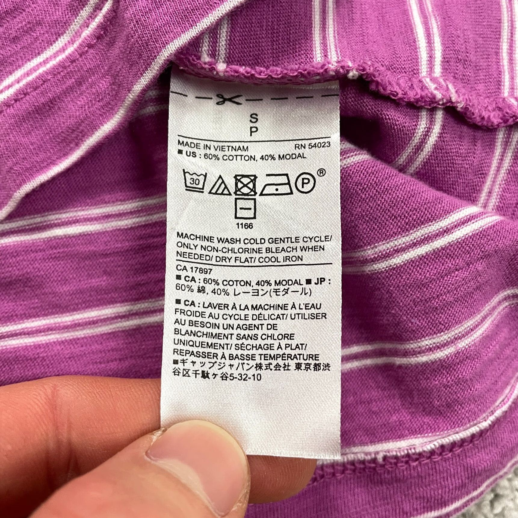Banana Republic VINTAGE Banana Republic Tank Top Womens Small Sleeveless Striped Purple White Summer Casual Size S / US 4 / IT 40 - 5 Thumbnail