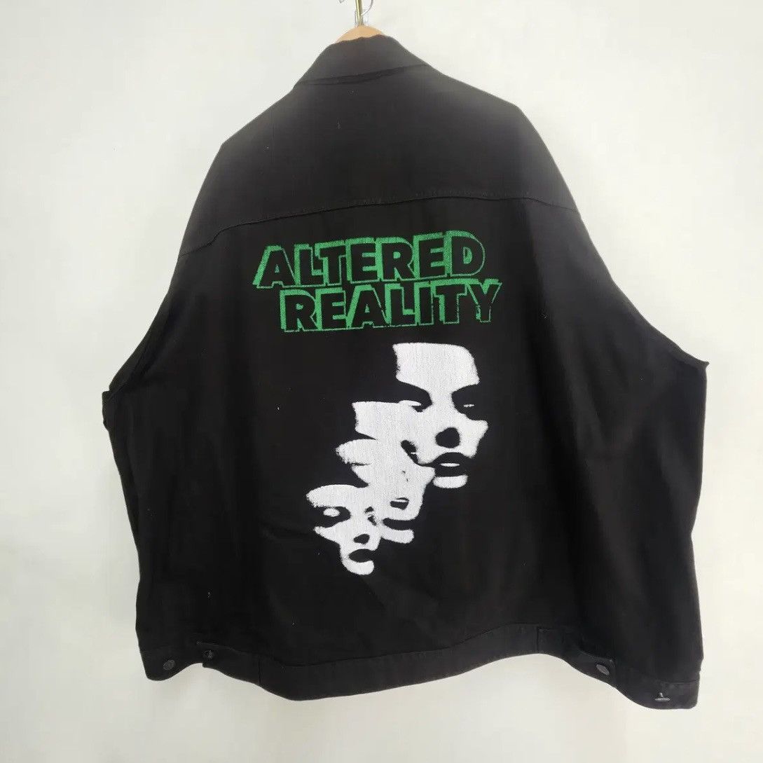 Raf Simons Raf Simons AW22 Altered Reality Black Denim Jacket Size US L / EU 52-54 / 3 - 1 Thumbnail