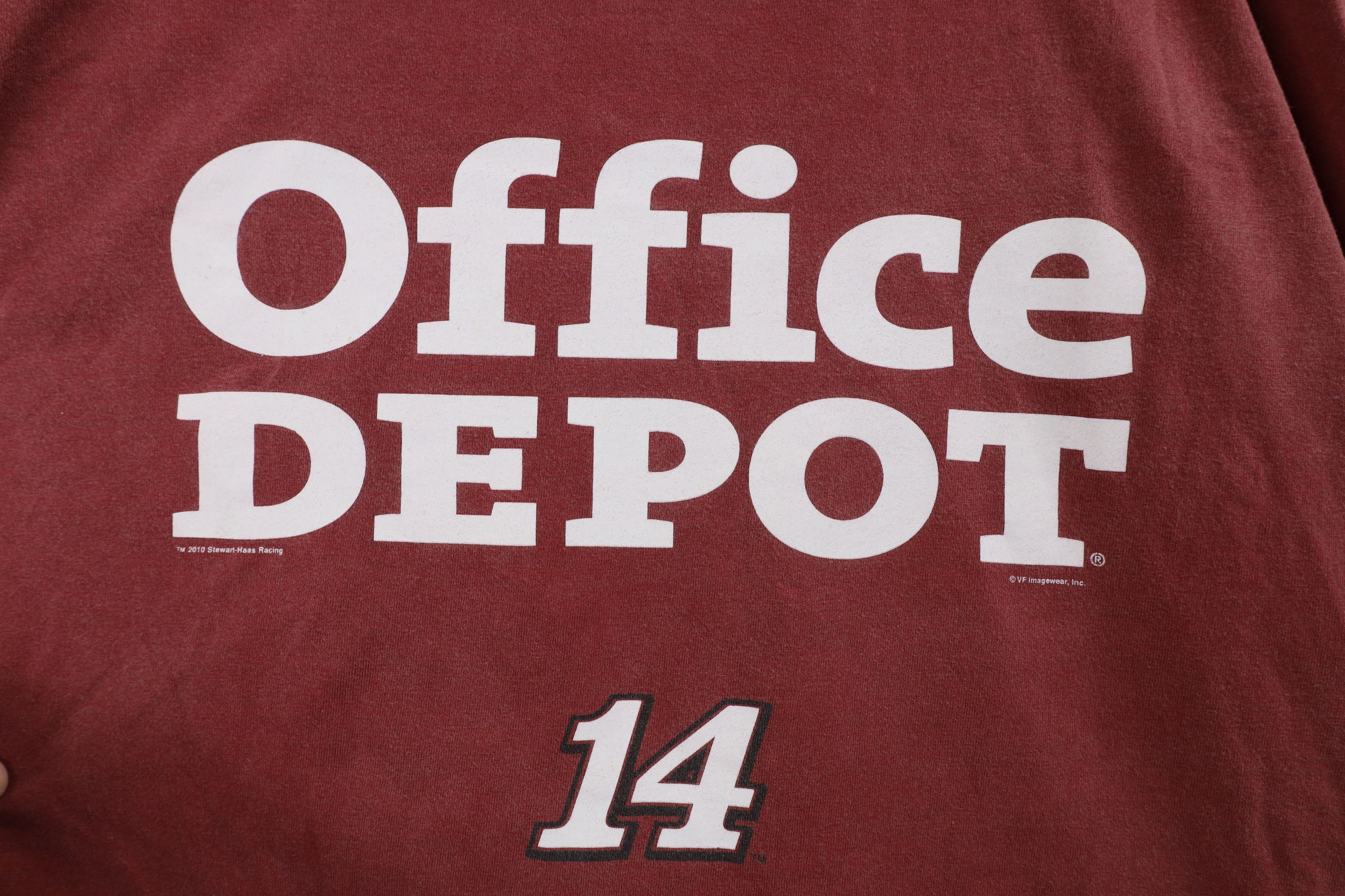 Vintage Vintage Y2K NACAR Office Depot Tony Stewart Racing T-Shirt Size US XL / EU 56 / 4 - 4 Thumbnail