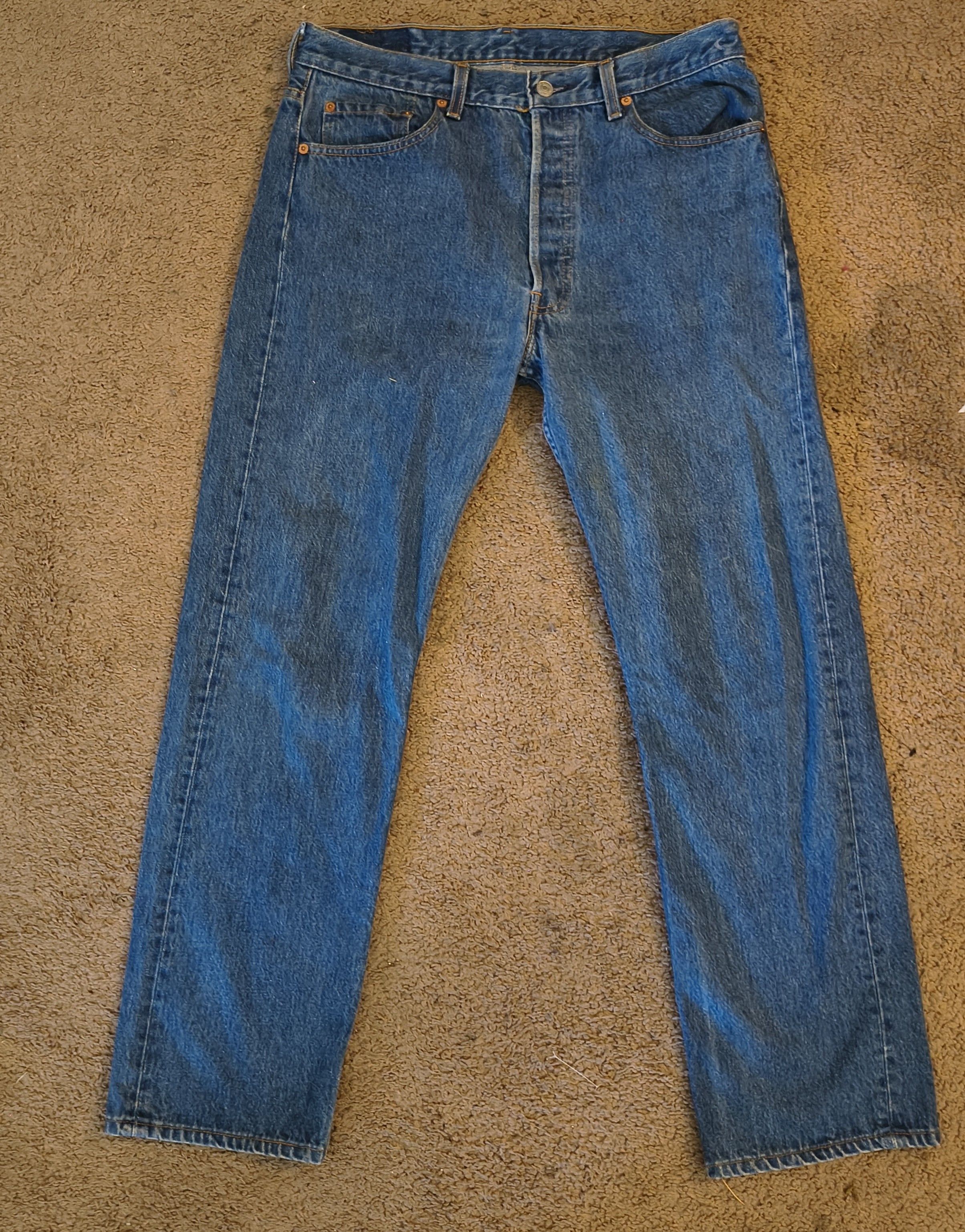 Levi's Vintage Levi's 501 XX 35x33 very rare Selvedge Denim Size US 35 - 1 Thumbnail