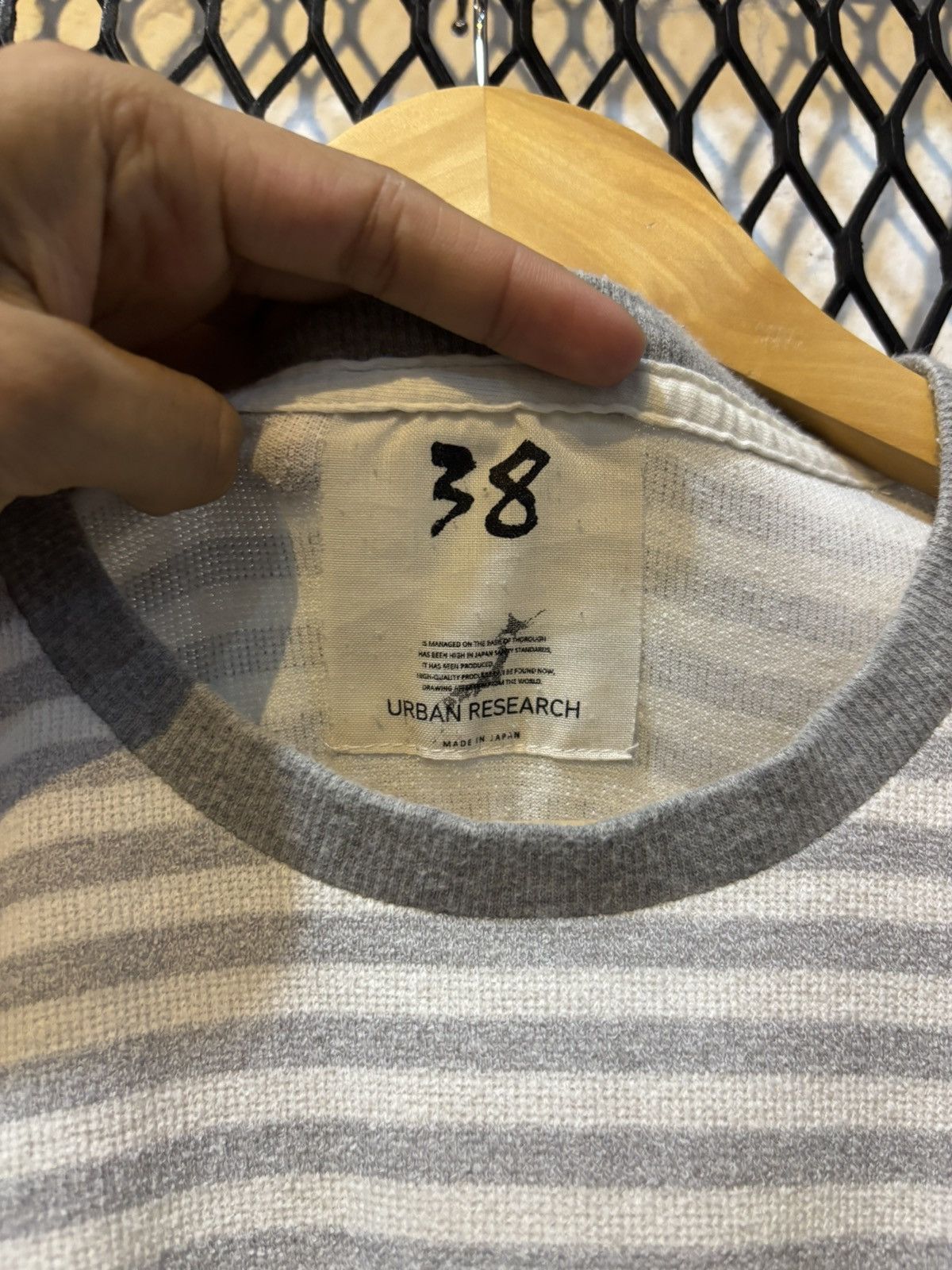 Japanese Brand Urban Research Japan Brand Minimalist Striped Tee Size US L / EU 52-54 / 3 - 3 Thumbnail