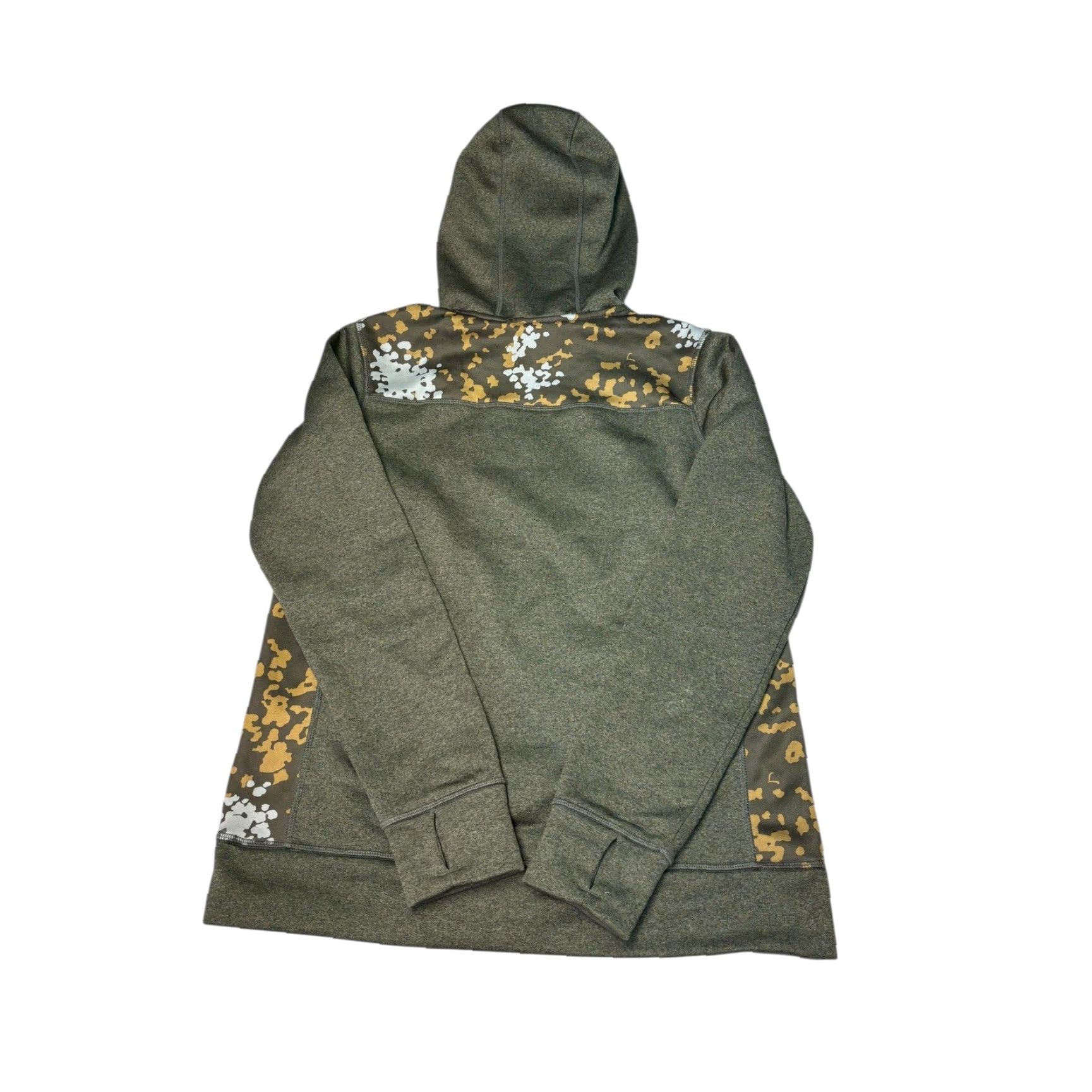 Burton Burton Hoodie Camouflage Pocket Green Fleece Lined Hooded Sweatshirt Size S Size US S / EU 44-46 / 1 - 5 Thumbnail