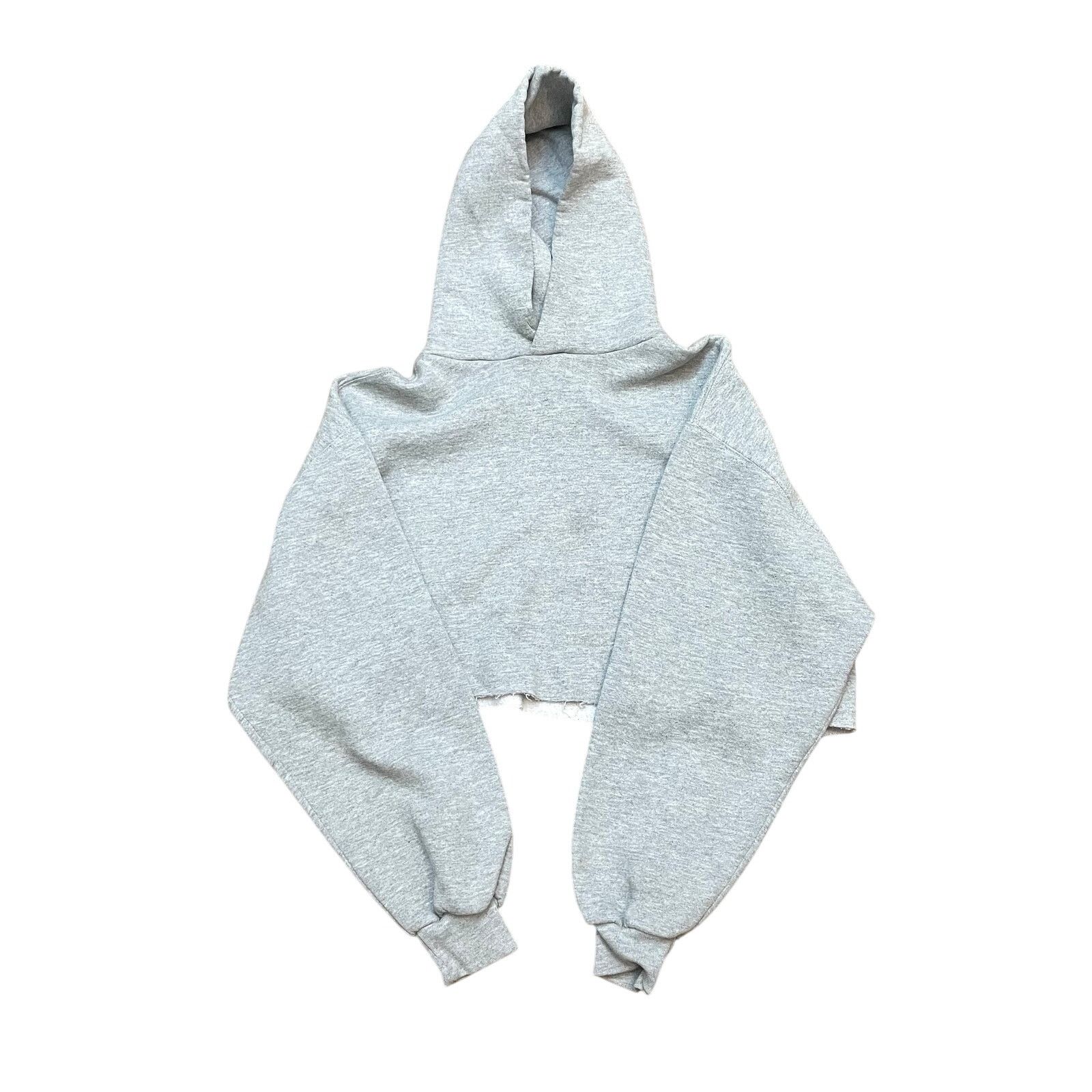 Russell Athletic Vtg Russell Athletic Cropped Hoodie - Size XL Size XL / US 12-14 / IT 48-50 - 1 Thumbnail