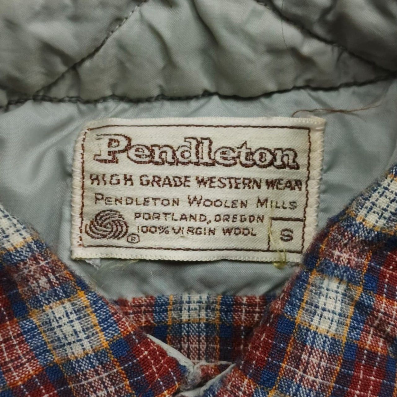 Pendleton 70s Pendleton Western Shirt Plaid Pearl Snap Button Size US S / EU 44-46 / 1 - 4 Thumbnail
