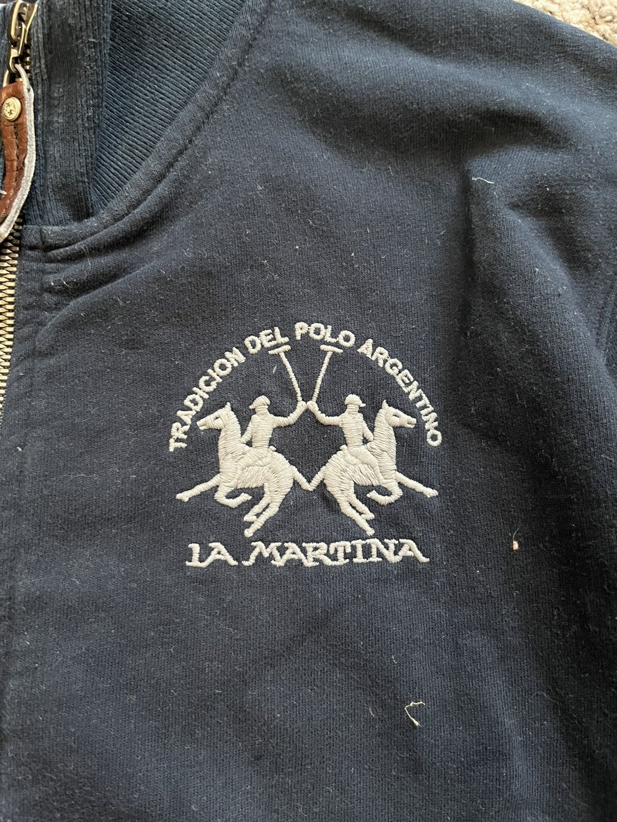 La Martina Vintage La-Martina Zip-Up #3 (Hoodie) Size US L / EU 52-54 / 3 - 2 Thumbnail