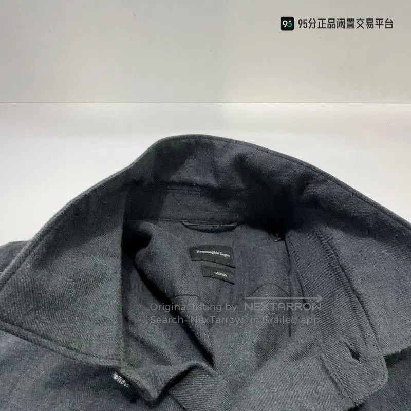 Ermenegildo Zegna Ermenegildo Zegna SS21 Cotton Cashmere Blend Men's Shirt. Size US L / EU 52-54 / 3 - 3 Thumbnail